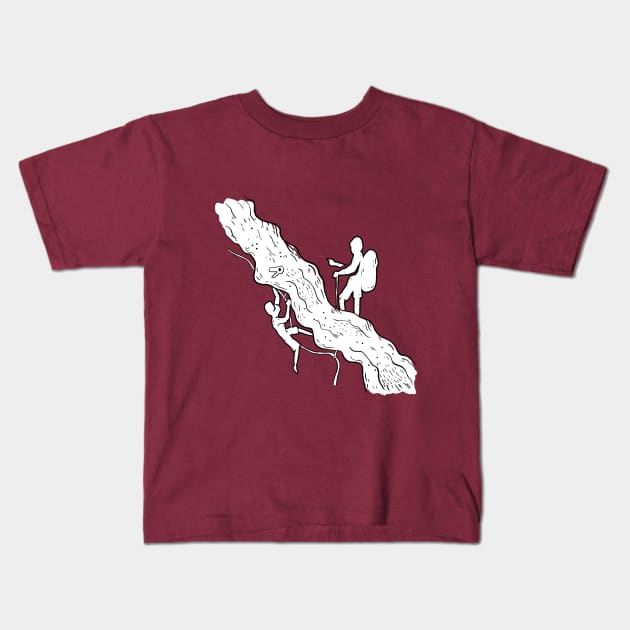 tilt adventure Kids T-Shirt by Rii Studio